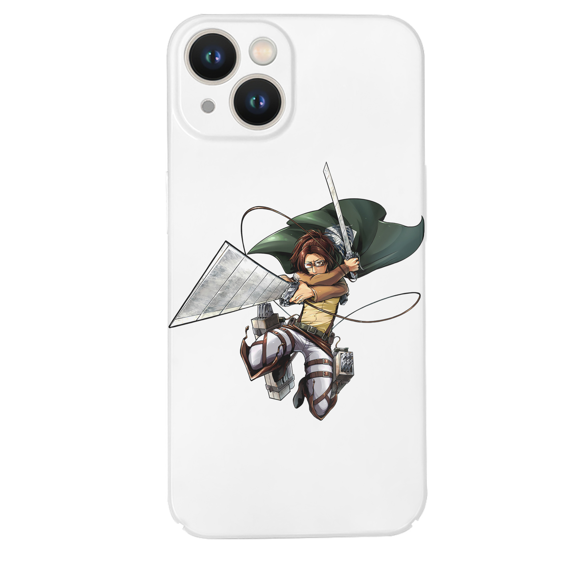 （画像用） 進撃の巨人 ハンジ·ゾエ Attack on Titan Hanji Zoe 【iPhone 14シリーズ対応】ハードケース